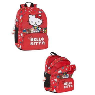 Zaino Hello Kitty Organizzato Scuola 31L 32x43 cm