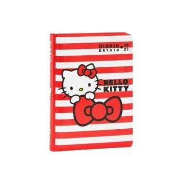 Diario datato 26-27 standard hello kitty stripes