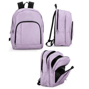 Zaino organizzato lurex lilla comix