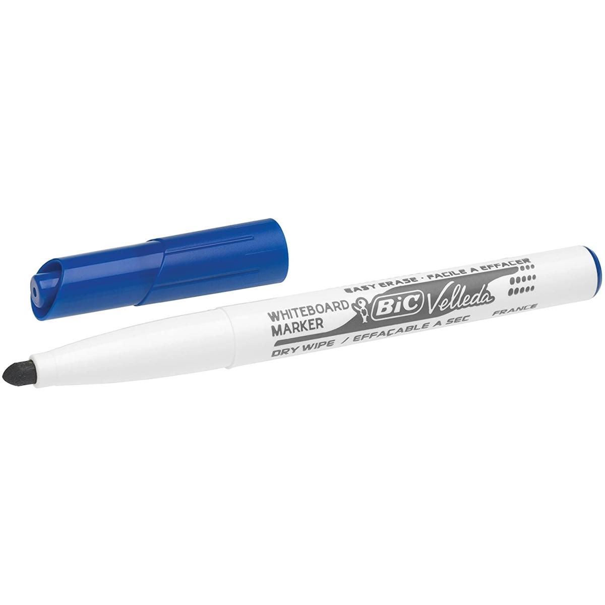 Bic pennarello velleda per lavagne blu