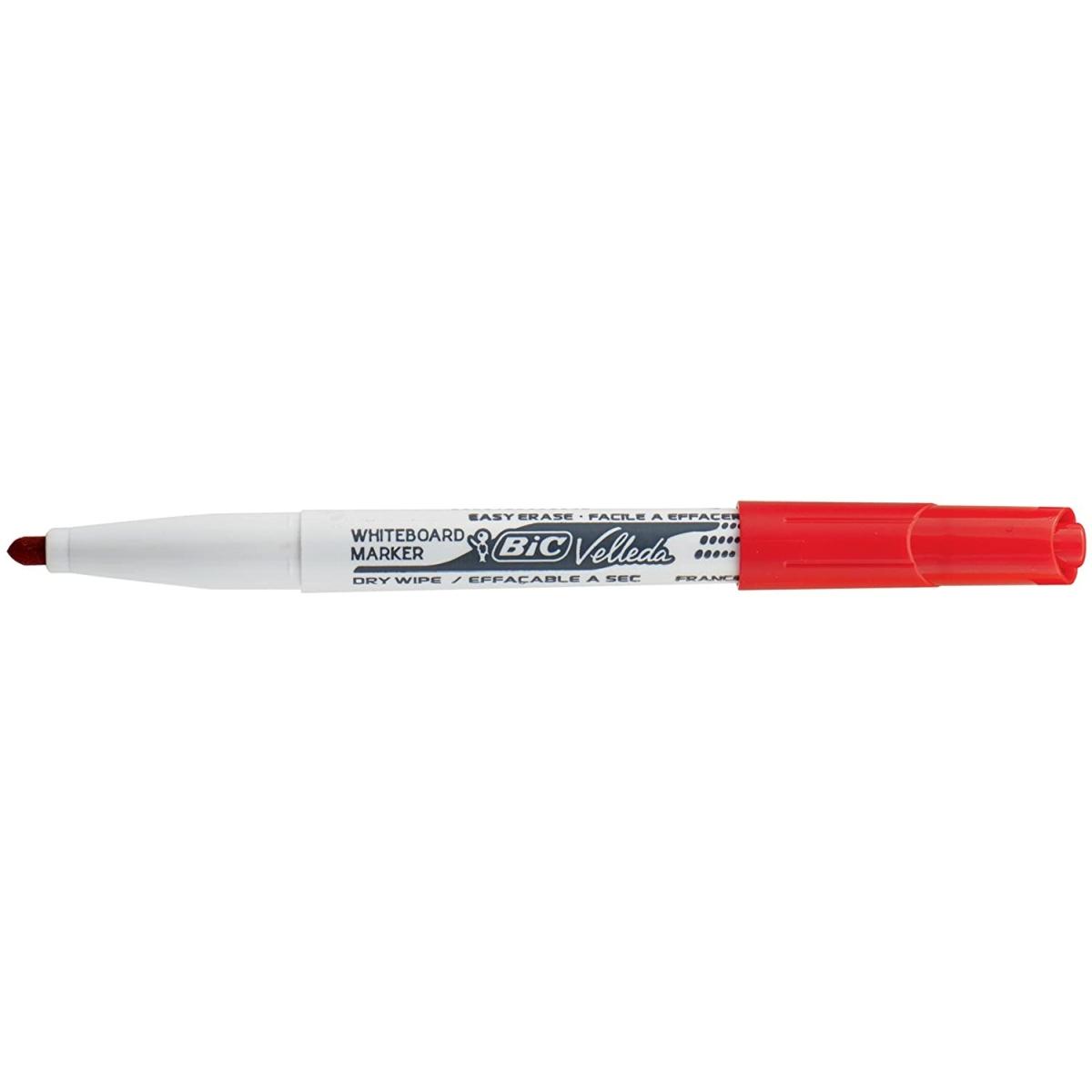 Bic pennarello velleda per lavagne rosso