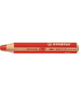 Stabilo woody 3 in 1 rosso