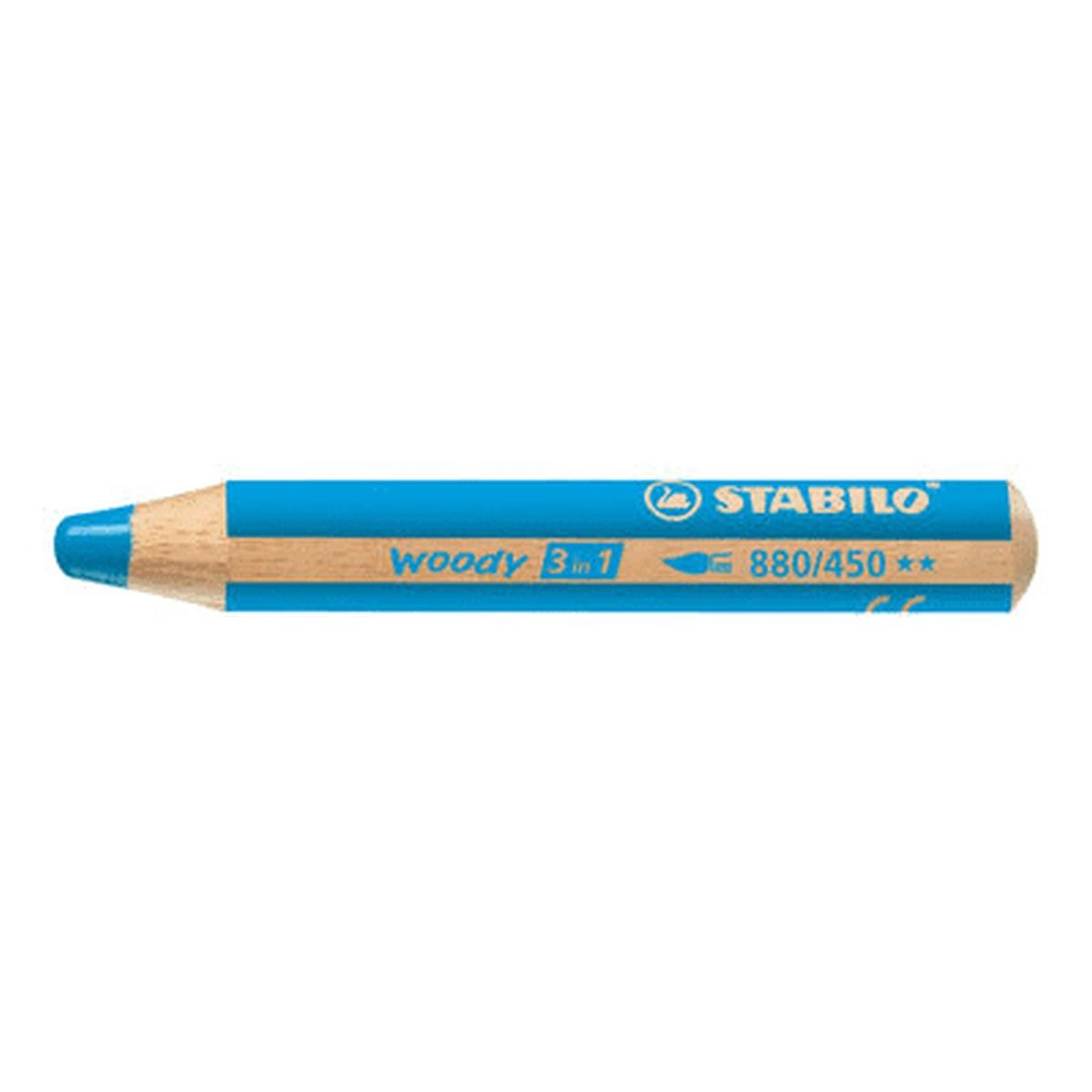 Stabilo woody 3 in 1  blu chiaro