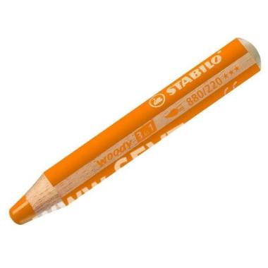 Stabilo woody 3 in 1  arancio