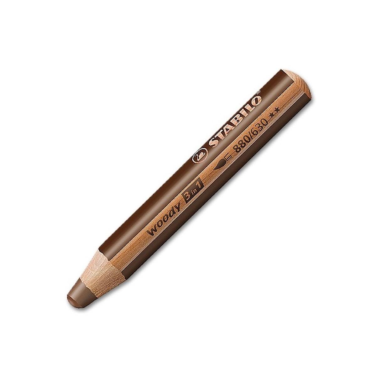 Stabilo woody 3 in 1  marrone