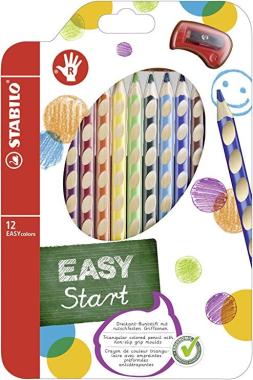 Pastelli  stabilo easy per destrorsi da 12