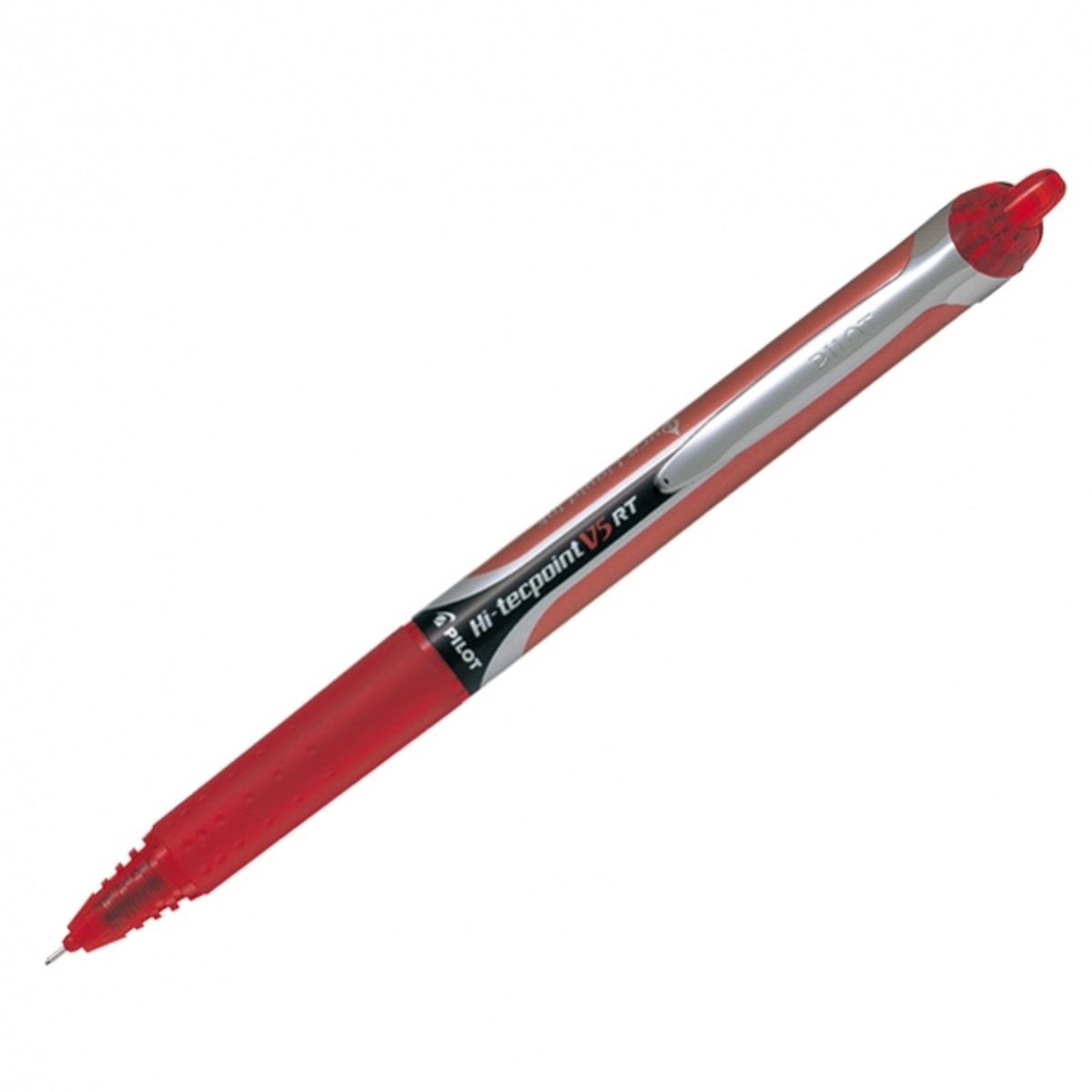Penna  a scatto hi-tecpoint v5 rt rosso pilot