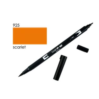 Pennarello dual brush tombow scarlet