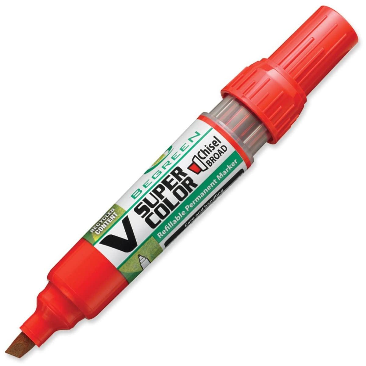 Marcatore ricaricabile super color v  rosso