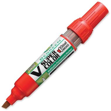 Marcatore ricaricabile super color v  rosso