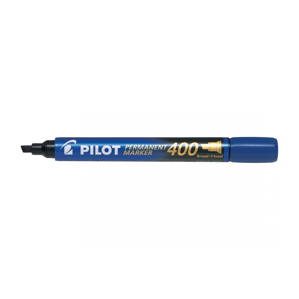 Marcatore pilot 400 scalpello blu