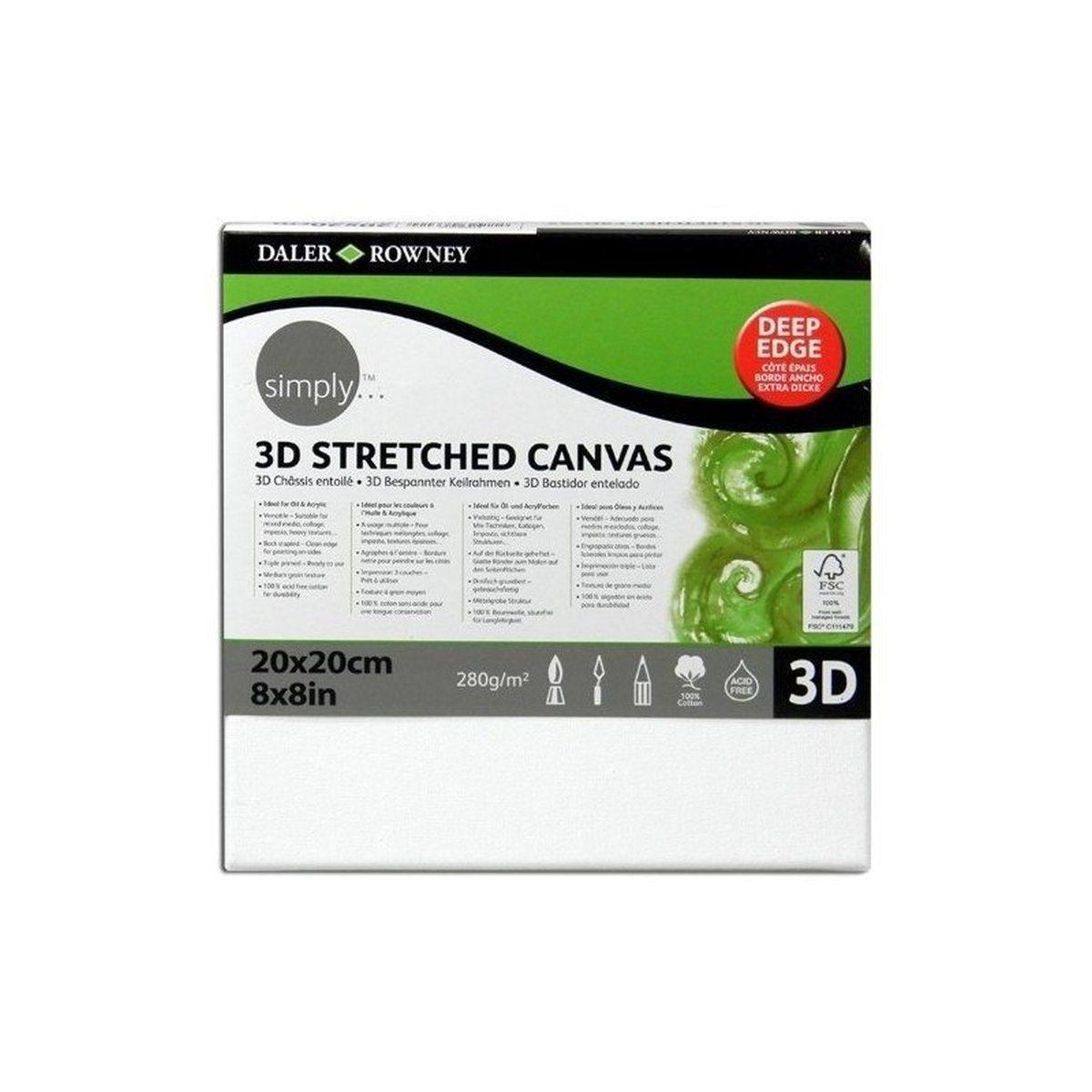 Tela 3d dal simply 20x20